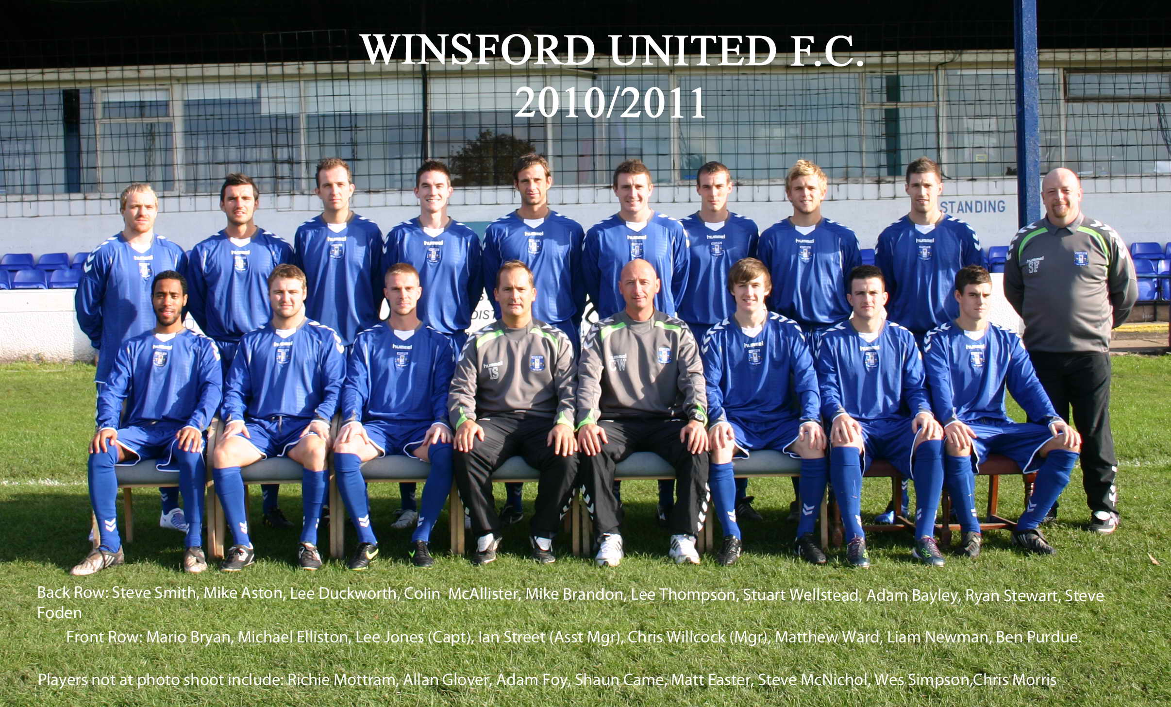 Winsford United FC 2010/2011